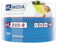 MyMedia 69202, MyMedia 1x50 DVD-R 4,7GB 16x Speed Printable Wrap (50 x)