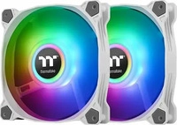 Thermaltake CL-F097-PL12SW-A, Thermaltake Pure Duo 12 ARGB White (120 mm, 2x)