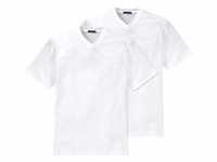 Schiesser, Herren, Shirt, 2er Pack American Unterhemd / Shirt Kurzarm, Weiss,...