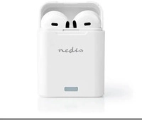 Nedis HPBT3052WT, Nedis Bluetooth-Kopfh&ouml;rer, In-Ear, 3h - weiss (3 h, Kabellos)