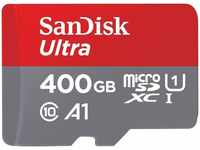 SanDisk SDSQUA4-400G-GN6MA, SanDisk Ultra A1 (microSDXC, 400 GB, U1, UHS-I) Grau/Rot
