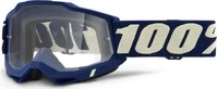 100% 100% Ride100percent Accuri 2 Goggle Deepmarine - Clear Lens, blau, ESTANDAR