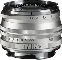 Voigtl&auml;nder 109877, Voigtl&auml;nder Nokton (Leica M, Vollformat) (109877) Silber