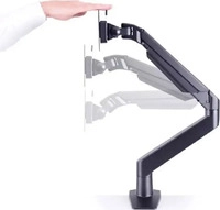 Multibrackets Gasliftarm Single (Tisch, 32", 10 kg) (7350022737174) Schwarz