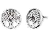 Engelsrufer, Ohrringe, Silver Earrings Tree of Life ERE-LILTREE-ST (L), (Rhodiniertes