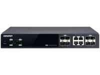 QNAP SFP+ Switch QSW-M804-4C 12 Port (12 Ports) (13849141) Schwarz