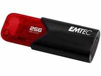 Emtec ECMMD256GB113, Emtec B110 Click Easy (256 GB, USB 3.2, USB A) Rot/Schwarz