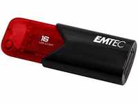 Emtec ECMMD16GB113, Emtec B110 Click Easy (16 GB, USB 3.2, USB A) Rot/Schwarz