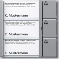 Siedle 200035524-00, Siedle Tasten-Modul (Kabelgebunden) (200035524-00) Silber