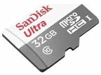 SanDisk Ultra Lite microSDHC Adapter (microSDHC, 32 GB, U1, UHS-I), Speicherkarte,