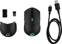QPAD 9J.Q4C88.001, QPAD DX-900 Wireless Gaming Maus (Kabelgebunden, Kabellos)