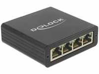 Delock 62966, Delock 62966 (USB 3.0, RJ45 Gigabit Ethernet (4x)) Schwarz