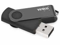 Verico USB 3.1 Stick Flip TR01, 256 GB, schwarz (256 GB, USB 3.1), USB Stick, Schwarz