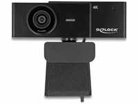 Delock 96400, Delock USB UHD Webcam mit Mikrofon 4K 30 Hz 110° Blickwinkel und