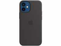 Apple Silikon Case mit MagSafe (iPhone 12 Mini) (14005566) Schwarz