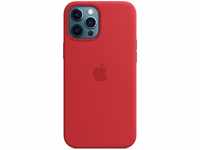 Apple Silikon Case mit MagSafe (iPhone 12 Pro Max), Smartphone Hülle, Rot