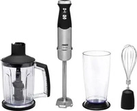 Princess 01.221221.01.001, Princess Stabmixer Set (01.221221.01.001) Grau/Schwarz