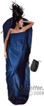 Cocoon PFM37-L, Cocoon MummyLiner Inlet Microfleece (220 cm) (PFM37-L) Blau