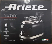 Ariete ARI-149-MOD-BK, Ariete 149 Toaster Moderna (ARI-149-MOD-BK) Schwarz