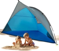 Rix 46270, Rix Explorer Pop Up Strandmuschel 245x145x95 cm UV80+ (Strandzelt +
