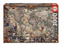 Educa Pirates Map (2000 Teile)