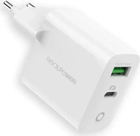 RealPower 352262, RealPower PC-65 GaN Wall Carger (65 W, 1 Port) (352262) Weiss