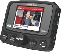 Albrecht 27156, Albrecht DR 56 C DAB+ Autoradio-Tuner mit Farbdisplay (27156) Schwarz