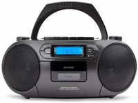 Aiwa BBTC-550BK portable stereo system Digital Black (FM, PLL, Bluetooth)...