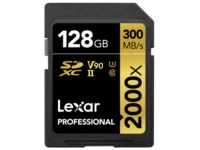 Lexar Professional 2000x (SDHC, 128 GB, U3, UHS-II) (18018004) Gold