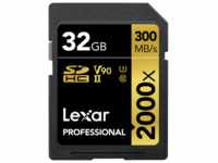 Lexar LSD2000032G-BNNNG, Lexar Professional (SDHC, 32 GB, U3, UHS-II) Gold/Schwarz