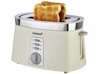 Korona 21205, Korona 21205 Toaster Überhitzungsschutz Sandgrau Grau