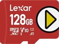 Lexar LMSPLAY128G-BNSNG, Lexar Play (128 GB, microSDXC, U3, UHS-I)