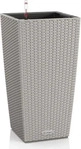 Lechuza 15158, Lechuza Blumentopf Cubico Cottage 30 (30 x 30 x 56 cm) (15158) Braun