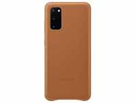 Samsung Leather Cover (Galaxy S20), Smartphone Hülle, Braun
