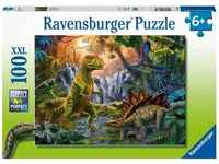 Ravensburger 12888, Ravensburger Oasis of Dinosaurs Puzzle (100 Teile)