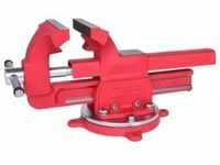 KS Tools, Schraubstock + Zwinge, Parallel-Schraubstock mit Drehteller, 147 mm (180