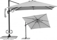 Schneider Schirme Rhodos Twist (3 m) (66878463) Grau