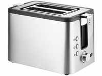 Unold 38215, Unold Toaster TOASTER 2er Kompakt mit 4 Funktionen Schwarz/Silber
