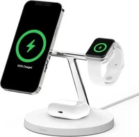 Belkin WIZ009VFWH, Belkin BoostCharge Pro 3-in-1 (15 W) (WIZ009VFWH) Weiss