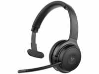V7 HB605M, V7 HB605M Headset On-Ear (Kabellos) Grau/Schwarz