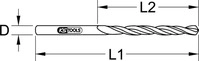 Ks-Tools 962.9617, Ks-Tools KS Tools BERYLLIUMplus Spiralbohrer (17 Millimeter)