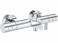 Grohe 34774000, Grohe Badewannenarmatur mit Thermostat GROHE Precision Get chrom