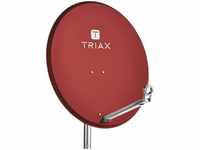 Triax TDA 80R Satellitenantenne 10,7 (38.50 dB, DVB-S / -S2)(15739905) Braun/Rot