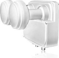 Opticum 1029, Opticum Monoblock Twin Astra-Hotbird (Twin LNB, 40mm) (1029) Weiss