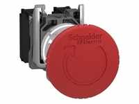 Schneider Electric Emergency Stop 40mm Turn Release Red 1NC, Taster + Schalter,...