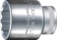 Stahlwille 03010019, Stahlwille AussenSechskant Steckschl&uuml;sseleinsatz (19 mm)