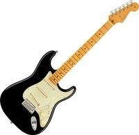 Fender American Professional II Stratocaster Black MN elektrische gitaar met...