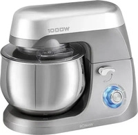 Bomann 660091, Bomann K&uuml;chenmaschine KM 6009 CB titan (5 l, 1000 W) (660091) Grau
