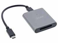 InLine Card Reader USB 3.1 USB-C (USB-C), Speicherkartenlesegerät, Schwarz