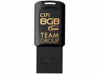 Team 12984, Team Electronic TeamGroup C171 8GB, USB2.0, schwarz (8 GB, USB 2.0)